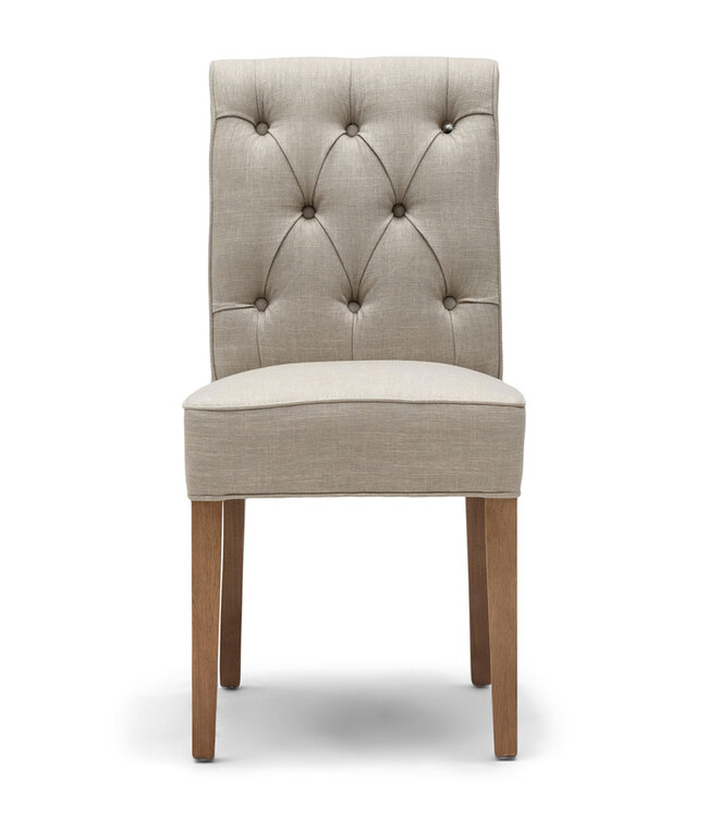 Rivièra Maison Eetkamerstoel Hampton Classic - Vlas Linnen