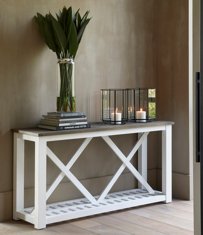 Rivièra Maison Chateau Chassigny Bijzettafel met plankje.