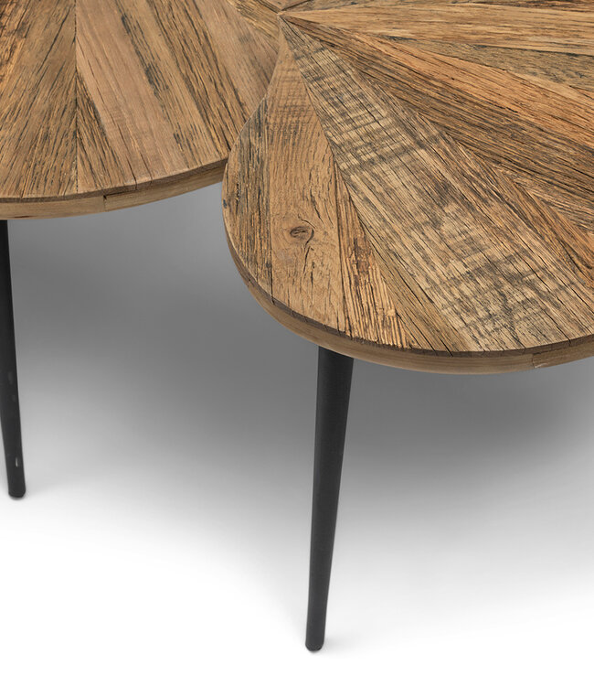 Rivièra Maison Salontafel Palm Springs - Set van 3