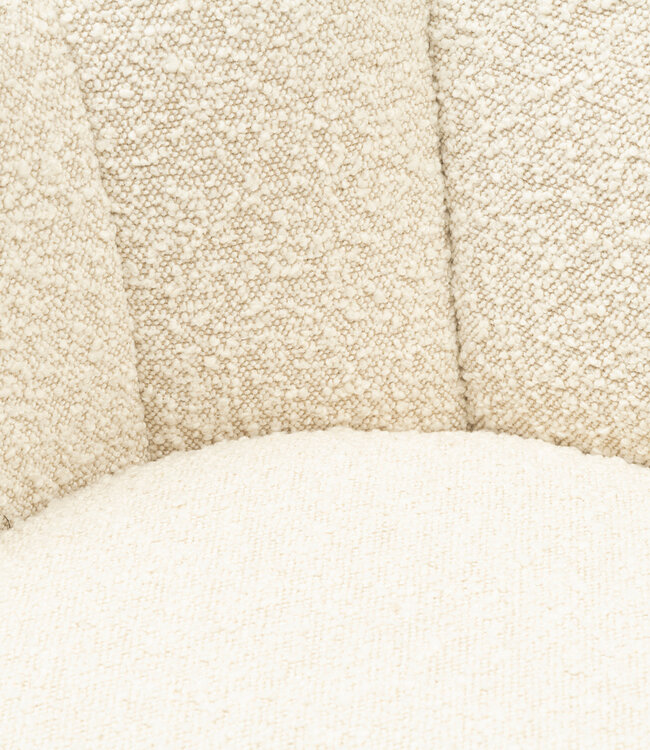 Rivièra Maison Draaibare Eetkamerstoel Dauphine - White Sand