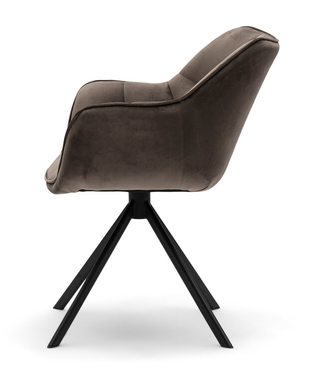 Rivièra Maison Carnaby DAC Draai Been Vel Anthra