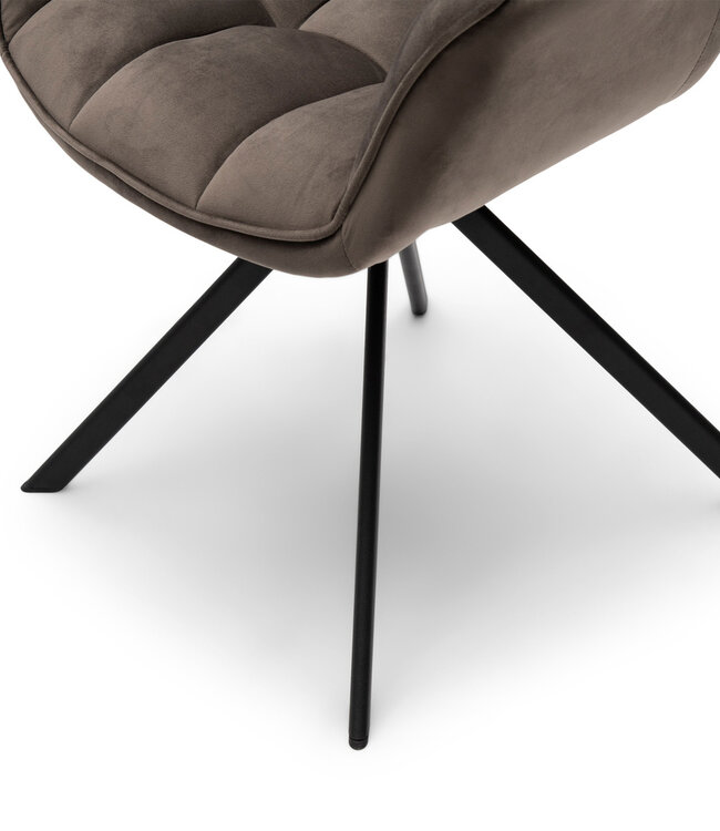 Rivièra Maison Carnaby DAC Draai Been Vel Anthra