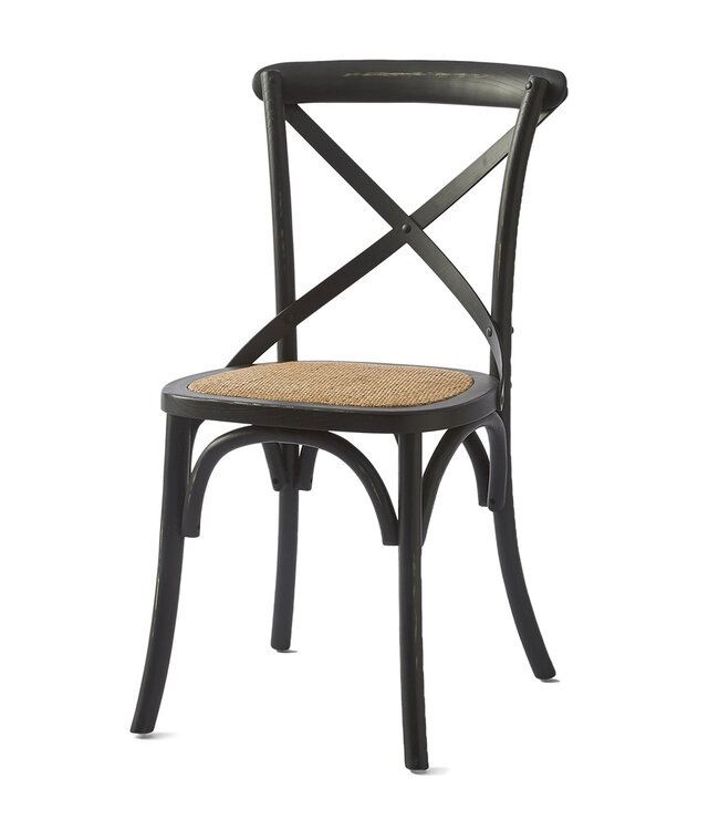 Rivièra Maison Saint Etienne Eetkamerstoel Zwart