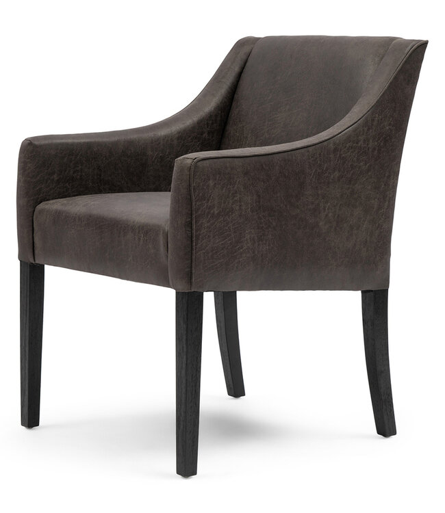 Rivièra Maison Eetkamerstoel Savile Row Pellini - Espresso