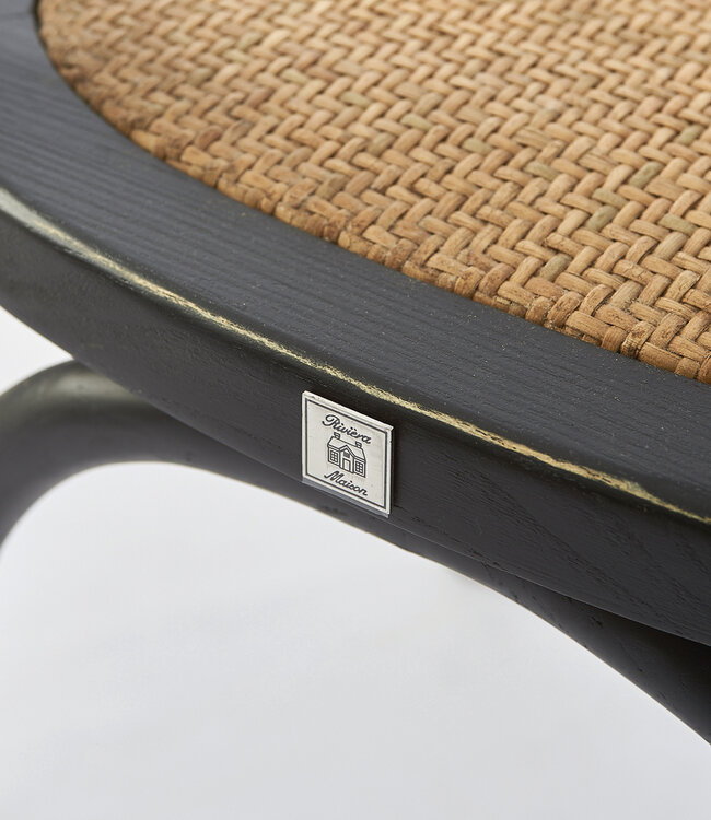 Rivièra Maison Saint Etienne Eetkamerstoel Zwart