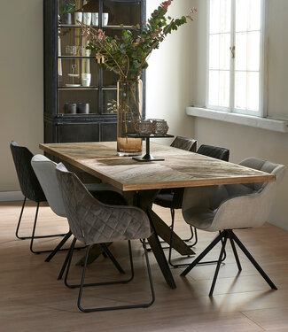 Rivièra Maison Eetkamertafel Falcon Crest  | H78 x B230 x D100 cm