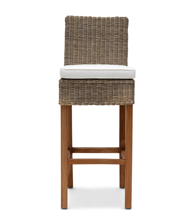 Rivièra Maison Rustieke Rotan Barkruk | H110 x B45 cm