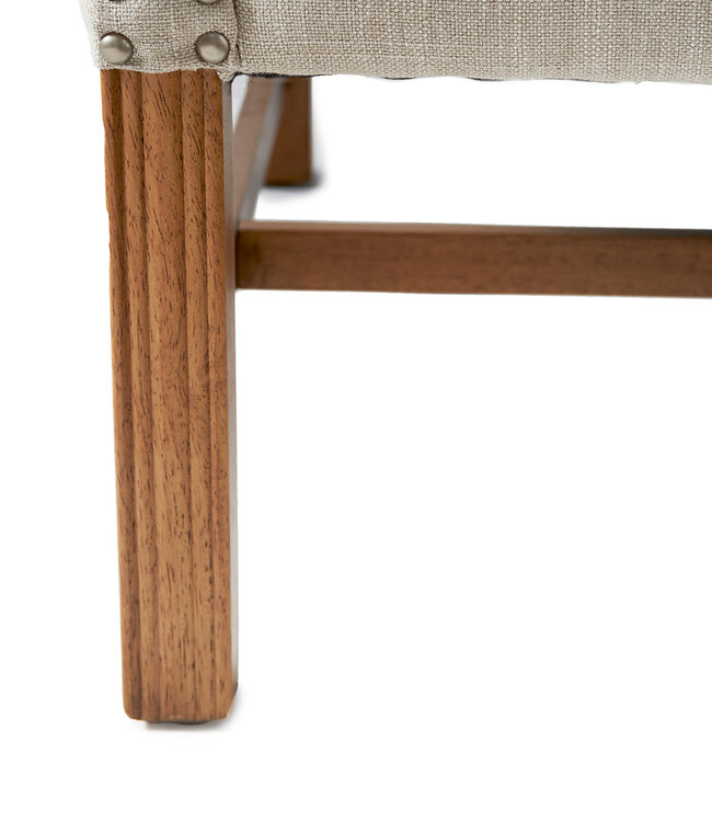 Rivièra Maison Fauteuil Franklin Park Vleugelstoel Linnen Vlas