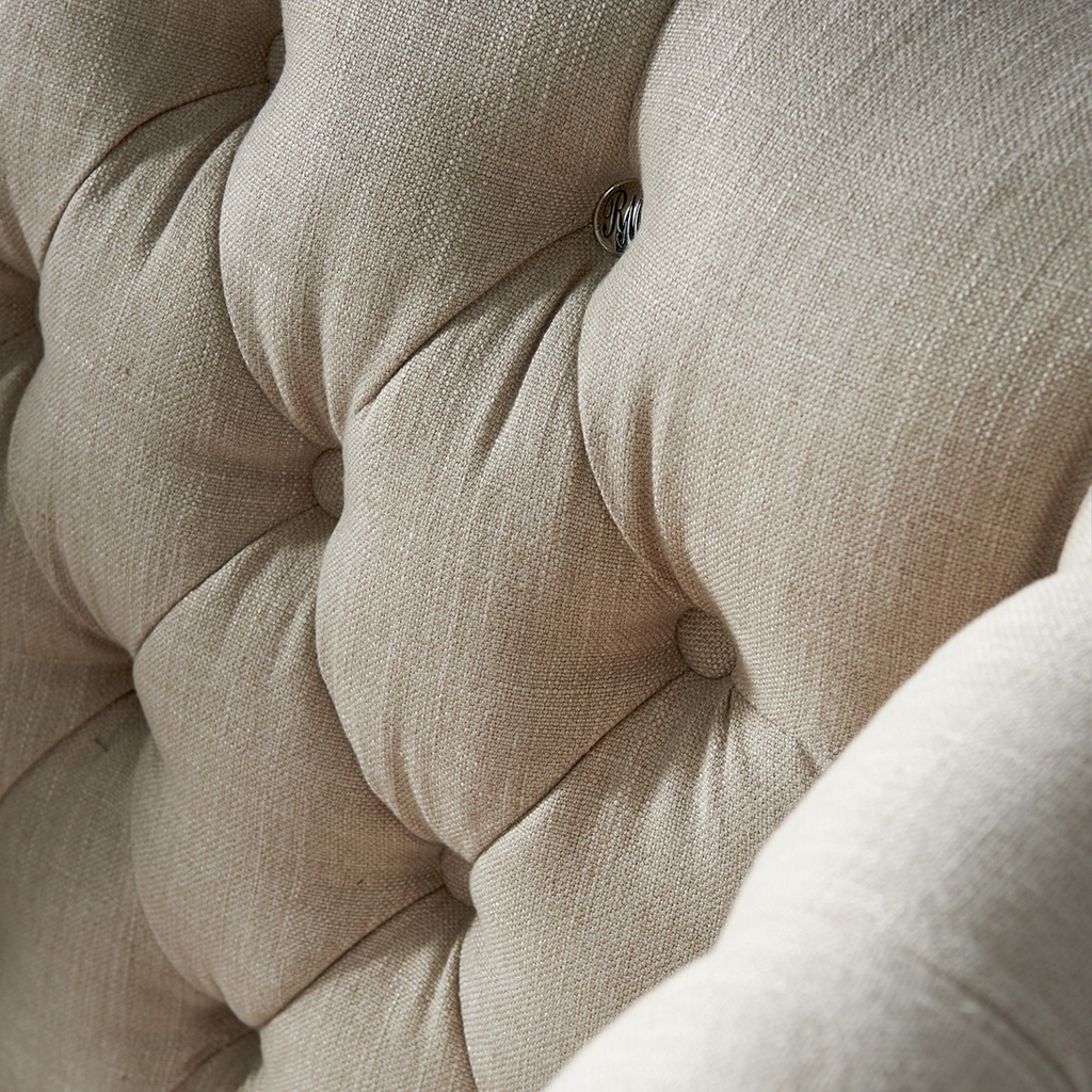 Rivièra Maison Fauteuil Franklin Park Vleugelstoel Linnen Vlas