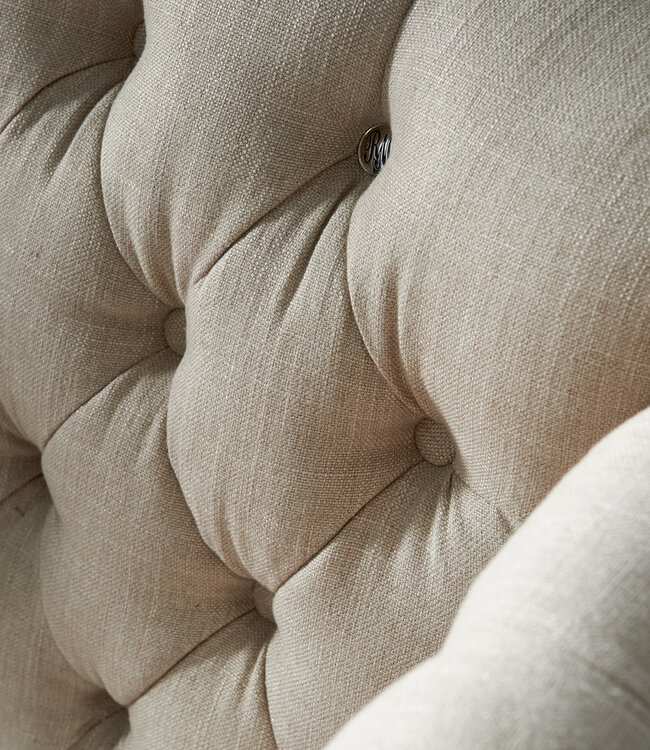 Rivièra Maison Fauteuil Franklin Park Vleugelstoel Linnen Vlas