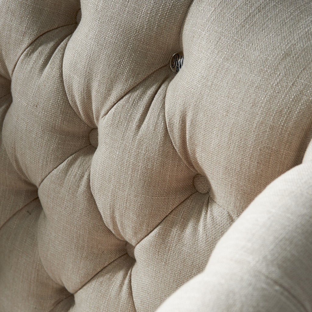 Rivièra Maison Fauteuil Franklin Park Vleugelstoel Linnen Vlas