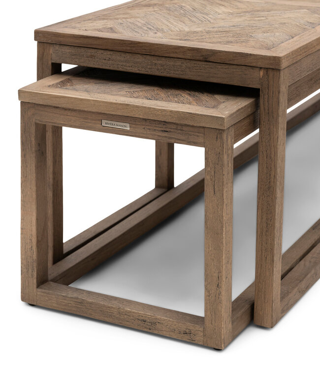 Rivièra Maison Salontafel Harbour Island - Set van 3