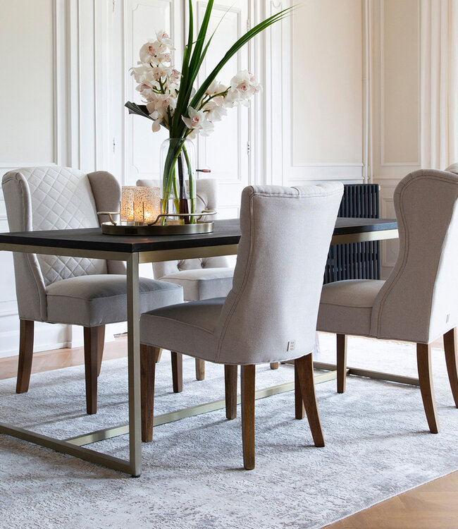 Rivièra Maison Eetkamerstoel Balmoral  FlandFlax | H99 x B55 cm