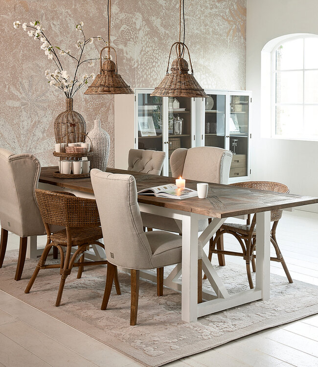 Rivièra Maison Eetkamerstoel Balmoral  FlandFlax | H99 x B55 cm