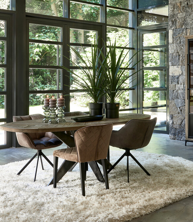 Rivièra Maison Eetkamertafel Falcon Crest | H78 x B230 x D105 cm