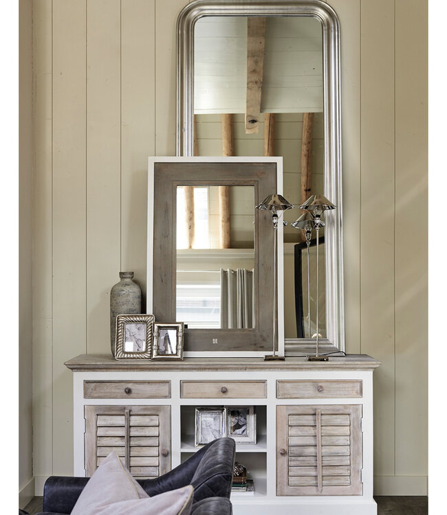 Rivièra Maison Place Vendôme Spiegel | H220 x B100 cm | Zilver