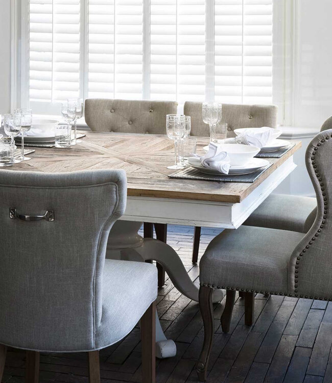 Rivièra Maison Eetkamertafel Château Belvédère | H78 x B130 x D130 cm