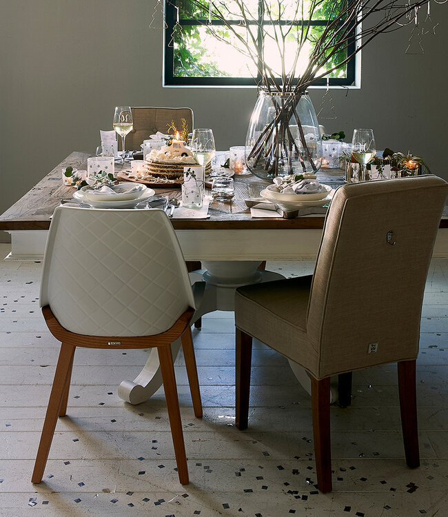 Rivièra Maison Eetkamertafel Château Belvédère | H78 x B130 x D130 cm