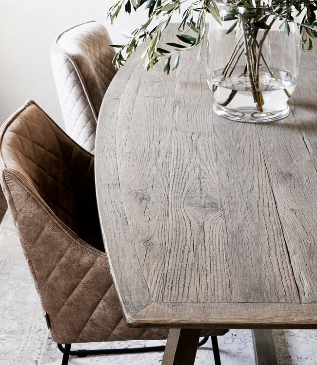 Rivièra Maison Eettafel Miller | H76 x B220 x D100 cm