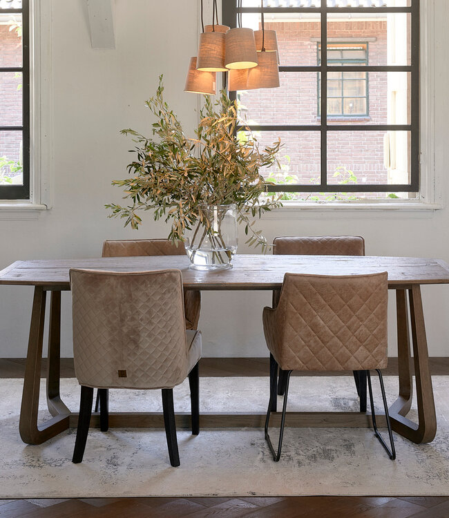 Rivièra Maison Eettafel Miller | H76 x B220 x D100 cm