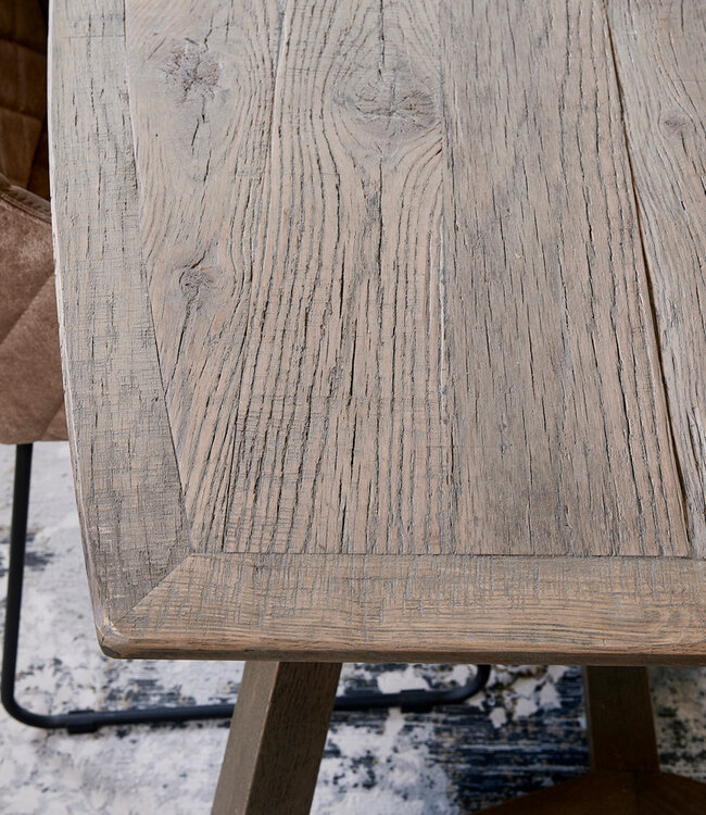 Rivièra Maison Eettafel Miller | H76 x B220 x D100 cm