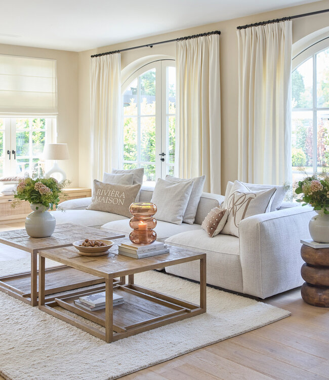 Rivièra Maison Salontafel Fraser Island | H45 x B90 x D90 cm