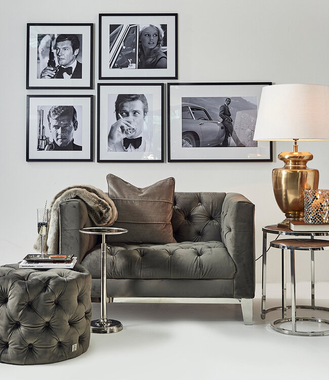 Rivièra Maison Bijzettafel Venetië | Zilver