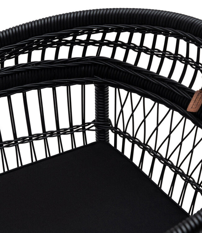 Rivièra Maison Buitenstoel Victoria Falls | Outdoor | Zwart