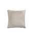 PTMD Suky Taupe suède leren kussen vierkant 60H x 60L