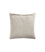 PTMD Suky Taupe suède leren kussen vierkant 60H x 60L