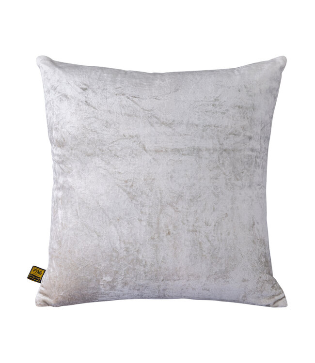PTMD Curt Kussen | Fluweel | Crème Met Print | 50x50 cm