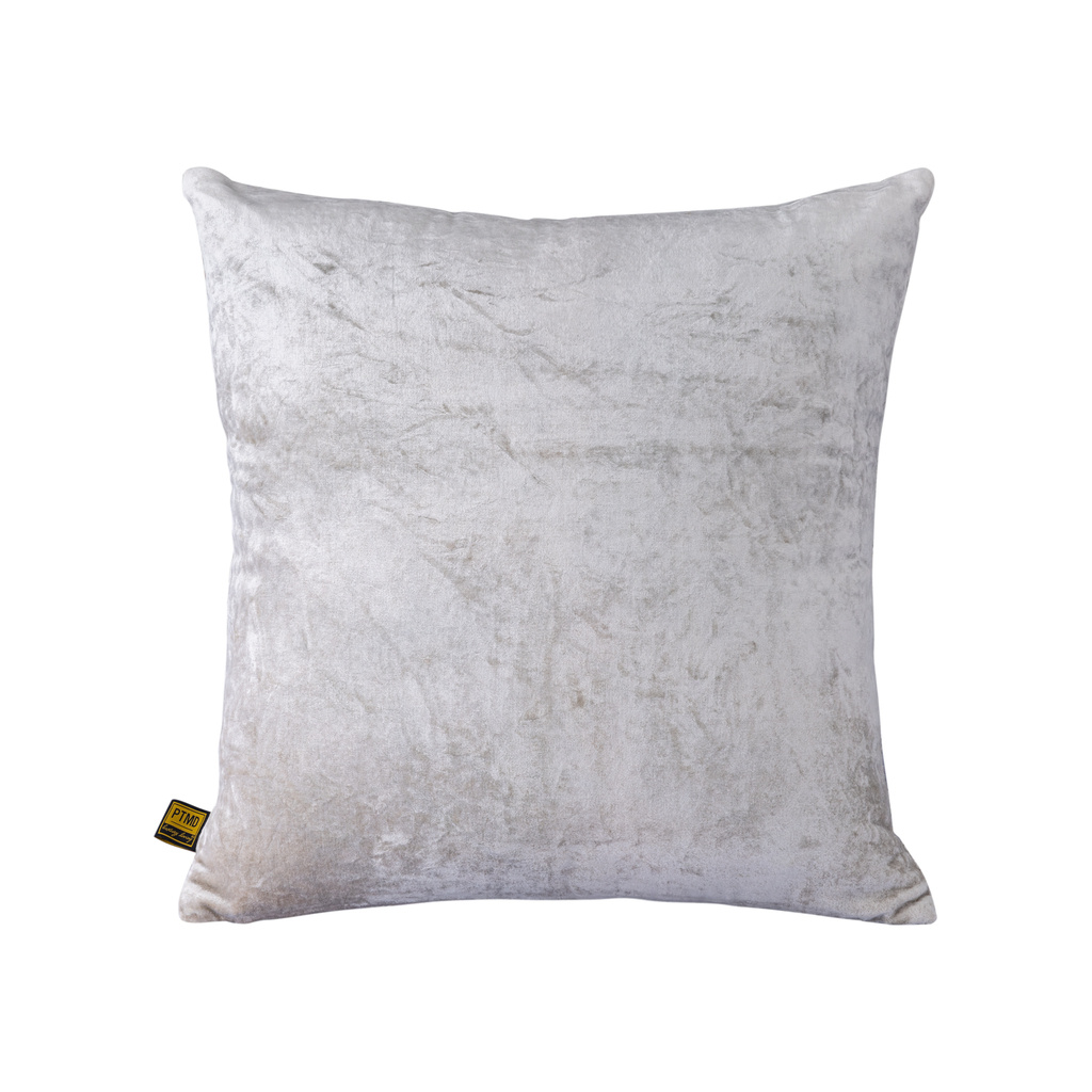 PTMD Curt Kussen | Fluweel | Crème Met Print | 50x50 cm