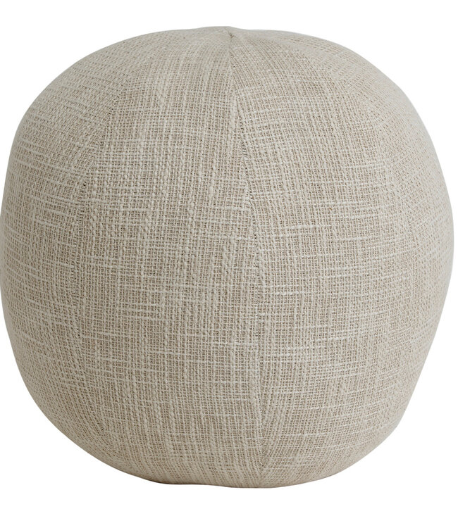 PTMD Sanah Cream bouclé kussenbal S 30W x 30H