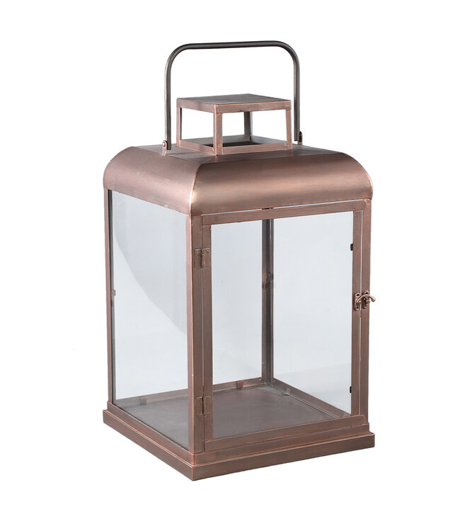 PTMD Vitoria Lantaarn L | Koper | H50 x B30 x D30 cm