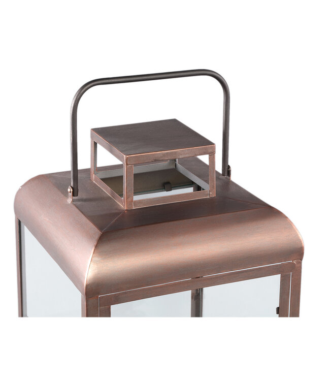 PTMD Vitoria Lantaarn L | Koper | H50 x B30 x D30 cm