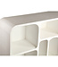 PTMD Emmelie White MDF ruwe organische vorm kast laag