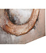 PTMD Arianna Brown canvas wandpaneel ring