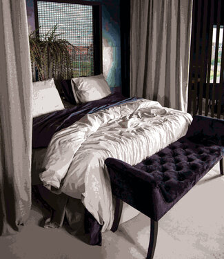 PTMD Dekbedovertrek katoen taupe 200x220