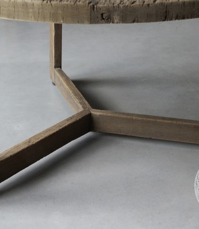 Be-Uniq Salontafel Rond L | Rustic Collection | H42xB75xD75 cm