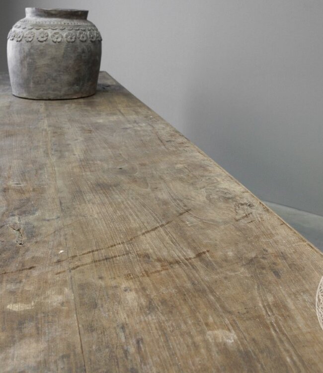 Be-Uniq Oude Eettafel | Indonesië | H79 x B309 x D86 cm