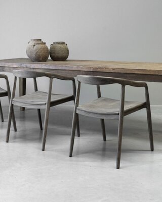 Be-Uniq Authentieke Teak Eettafel | Indonesië | L245 cm