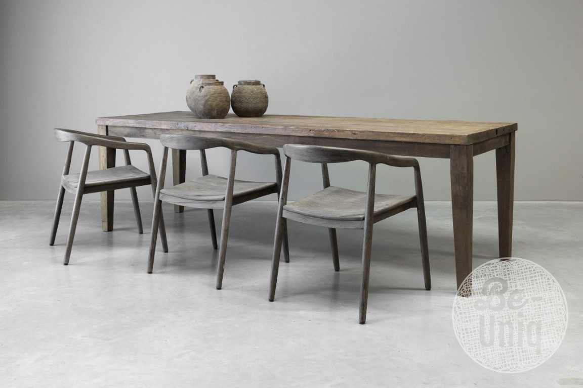 Be-Uniq Authentieke Teak Eettafel | Indonesië | L245 cm