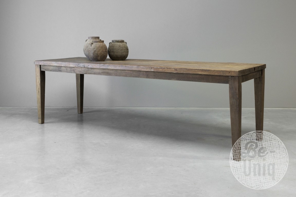 Be-Uniq Authentieke Teak Eettafel | Indonesië | L245 cm