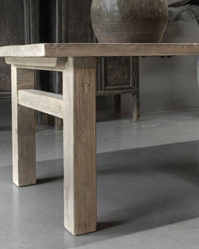 Be-Uniq Eettafel Old Elm | L240 cm | Incl. Poot