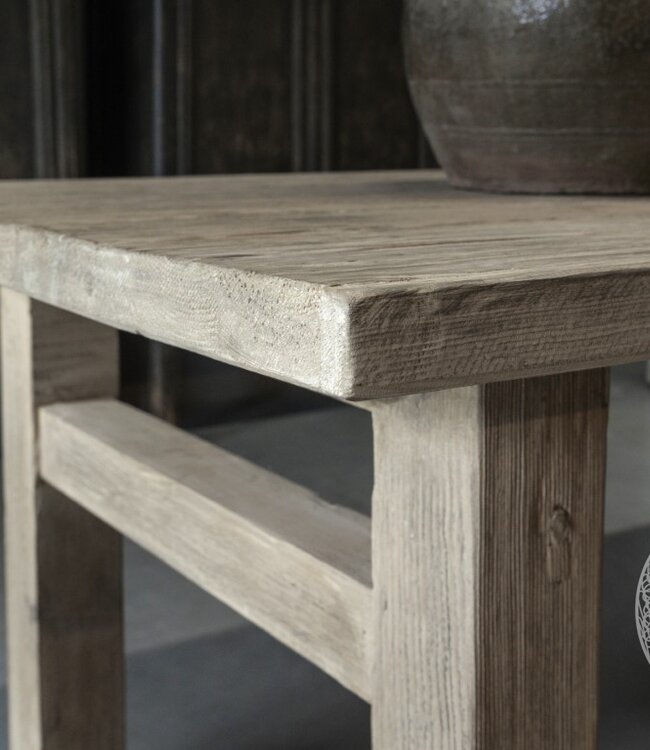 Be-Uniq Eettafel Old Elm | L220 cm | Incl. Poot