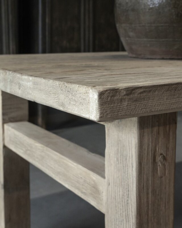 Be-Uniq Eettafel Old Elm | L200 cm | Incl. Poot