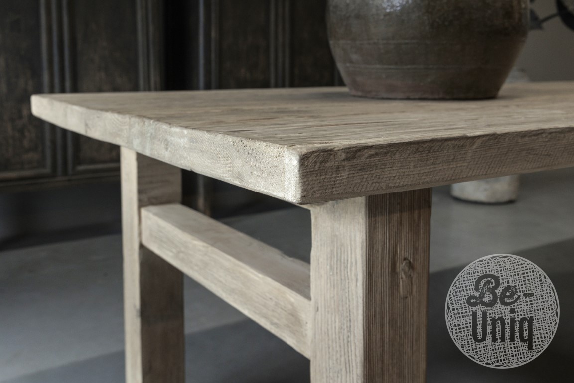 Be-Uniq Eettafel Old Elm | L200 cm | Incl. Poot
