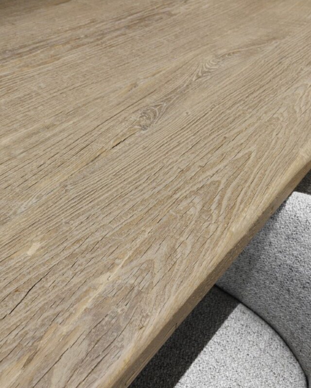 Be-Uniq Eettafel Old Grey | H78 x B180 x D95 cm