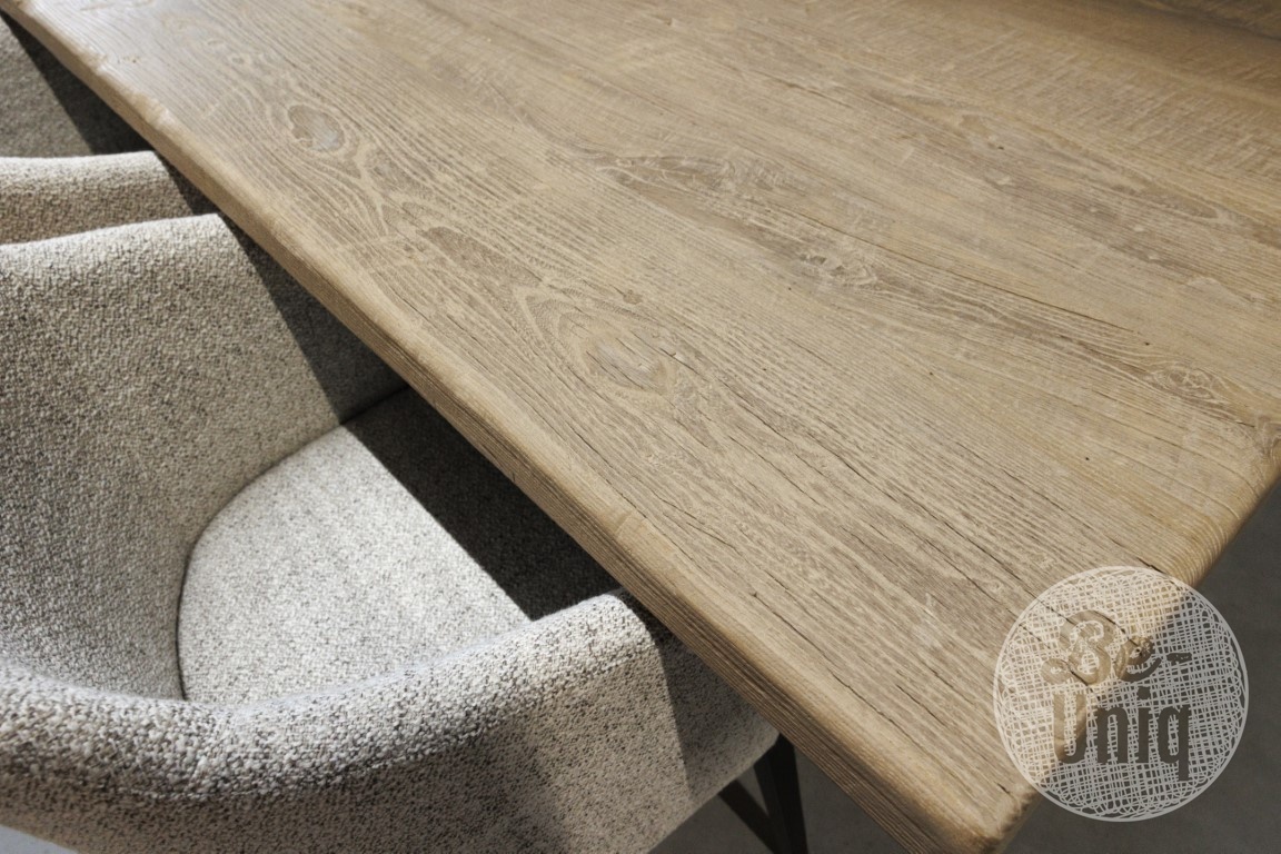 Be-Uniq Eettafel Old Grey | H78 x B180 x D95 cm