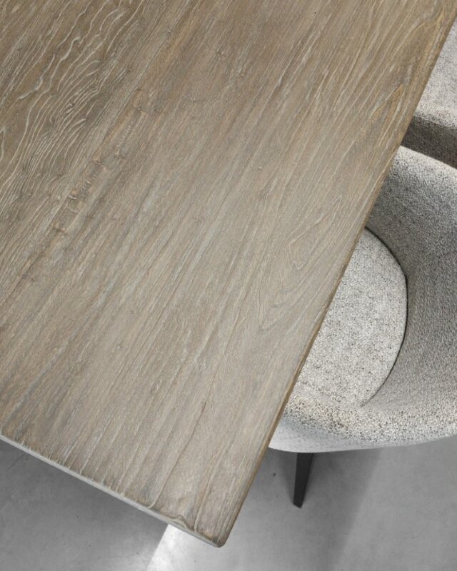 Be-Uniq Eettafel Old Grey | H78 x B180 x D95 cm